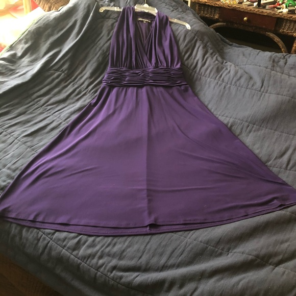 Jones Wear Sleeveless Purple Dress - Picture 2 of 10